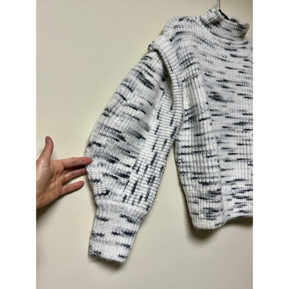 NWT VARLEY Belgrave Knit Dalmation Knit Super Soft Sweater, Sz XS - Picture 4 of 12